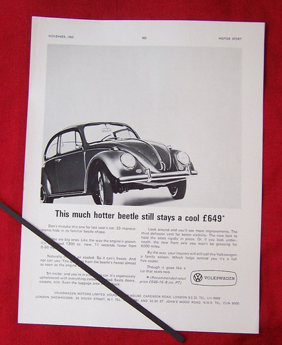 Volkswagen beetle 1965 - volkswagen, vw