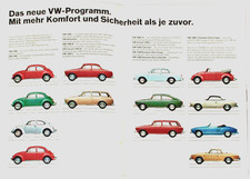 4 x Vintage VW Volkswagen Cars