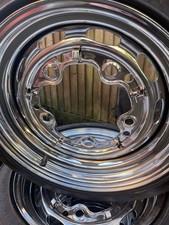 Vintage Chrome Vented 15 inch