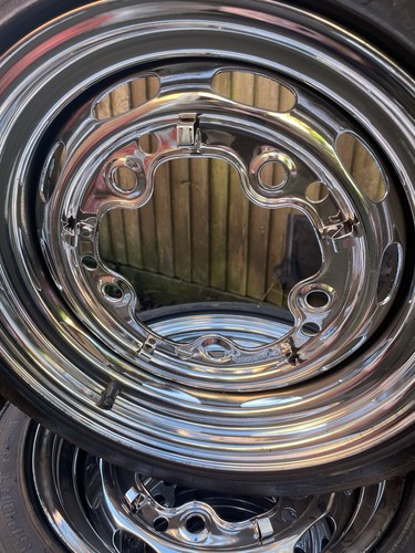 Vintage chrome vented inch - vintage,