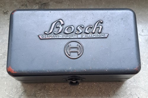 Vintage bosch metal bulb box - vintage,
